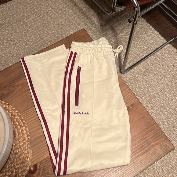 Adidas x Sporty & Rich Unisex Track Pants size S with top - Picture 3 of 5